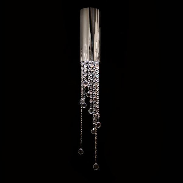 Потолочный светильник Ilfari "Sexy Crystals" с ниспадающими подвесками и кулонами из хрусталя