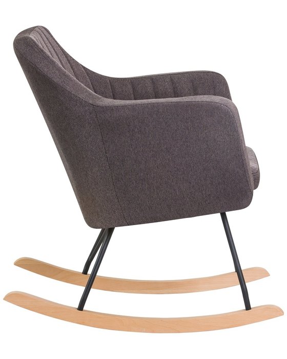 Кресло-качалка Kiara серого цвета - лучшие Интерьерные кресла в INMYROOM