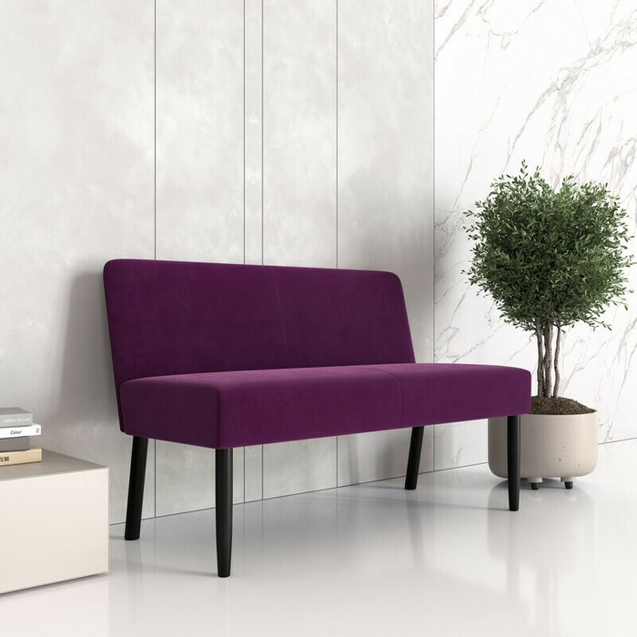 Диван Мюнхен 120 фиолетового цвета  - лучшие Прямые диваны в INMYROOM