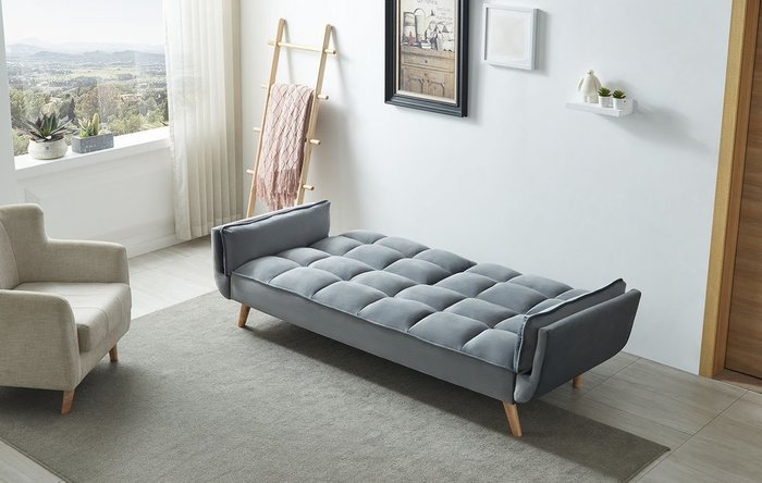 Диван-кровать Luigi серого цвета - лучшие Прямые диваны в INMYROOM
