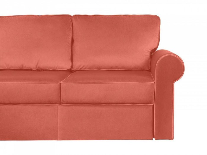 Угловой диван-кровать Murom кораллового цвета - лучшие Угловые диваны в INMYROOM