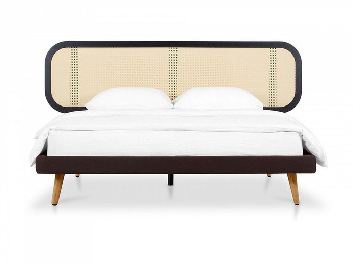Кровать Male 160х200 коричнево-бежевого цвета - купить Кровати для спальни по цене 109700.0