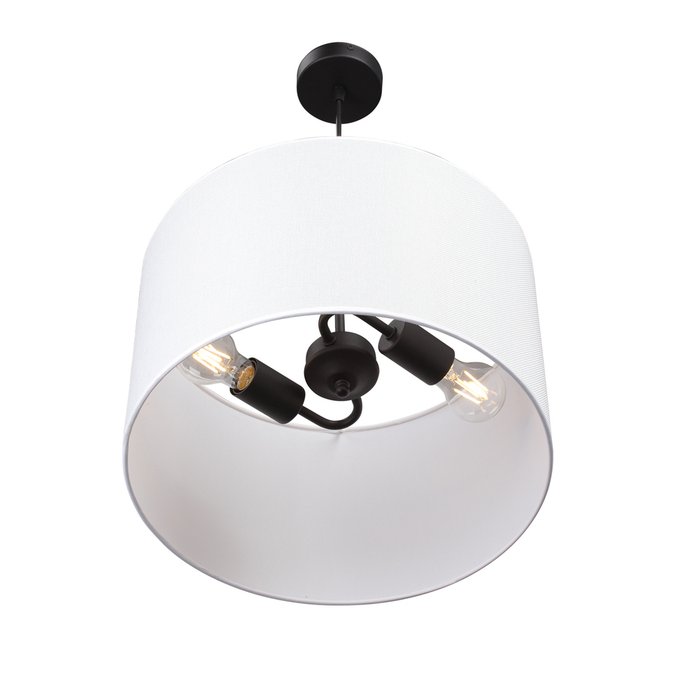 Подвесной светильник V2956-1/2S (ткань, цвет белый) - купить Подвесные светильники по цене 5863.0