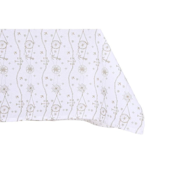 Скатерть и салфетки DKD Home Decor 150 x 150 x 0,5 см Синий Коричневый Белый (2 штук) - лучшие Скатерти в INMYROOM