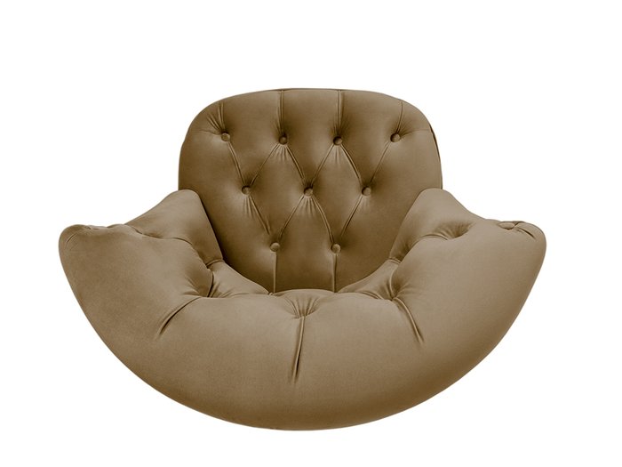 Кресло Visconte коричневого цвета  - лучшие Интерьерные кресла в INMYROOM