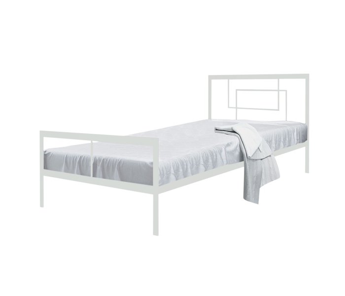 Кровать Кантерано 90х200 белого цвета - купить Кровати для спальни по цене 19990.0