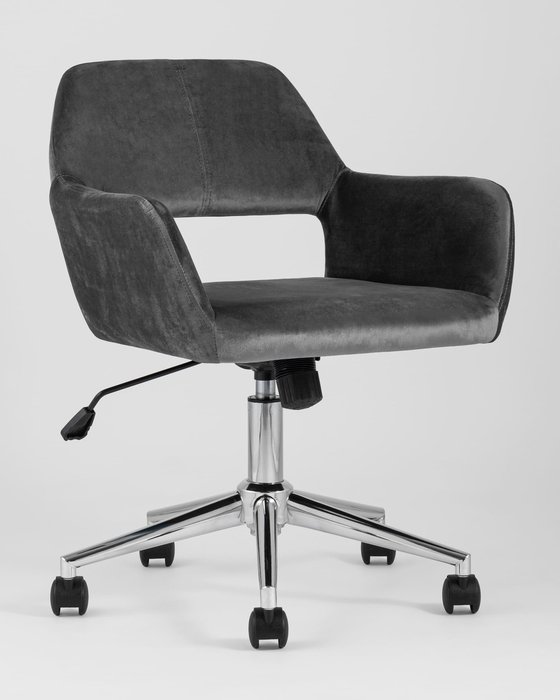 Стул офисный Ross серого цвета - купить Офисные кресла по цене 11990.0