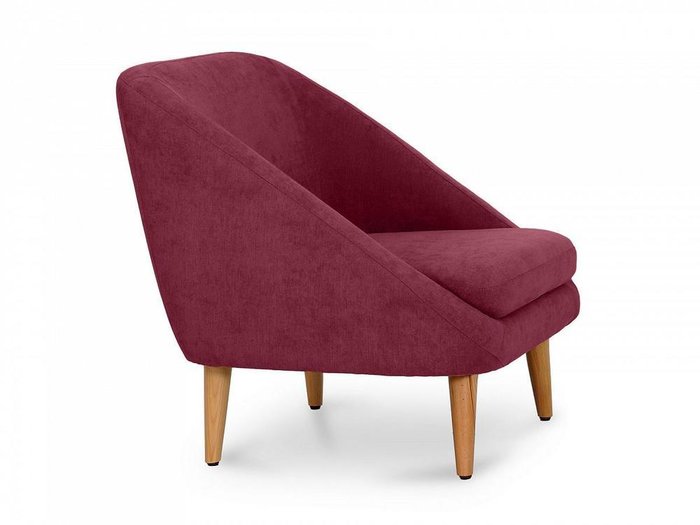 Кресло Corsica бордового цвета - лучшие Интерьерные кресла в INMYROOM