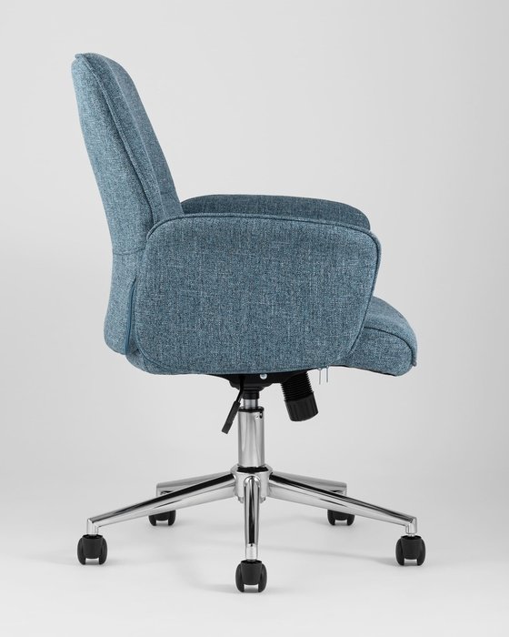 Кресло офисное Simona голубого цвета - лучшие Офисные кресла в INMYROOM