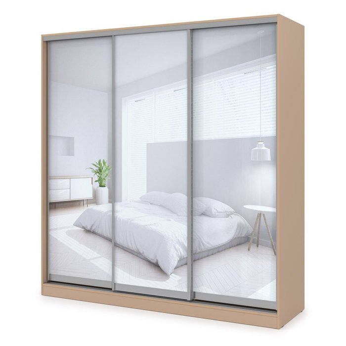 Шкаф-купе Comfort 24.9 бежевого цвета