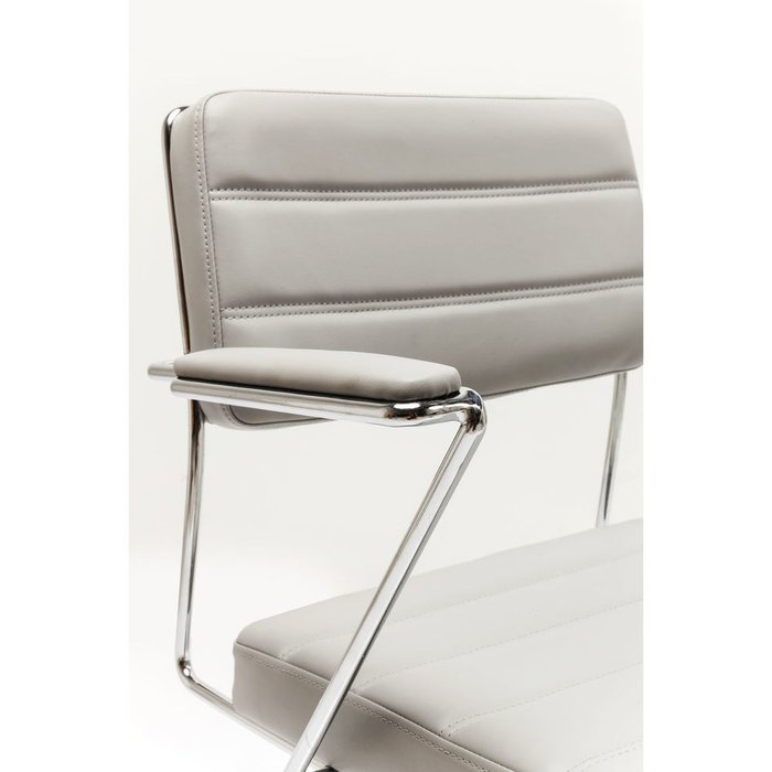 Стул с подлокотниками Dottore серого цвета - лучшие Обеденные стулья в INMYROOM