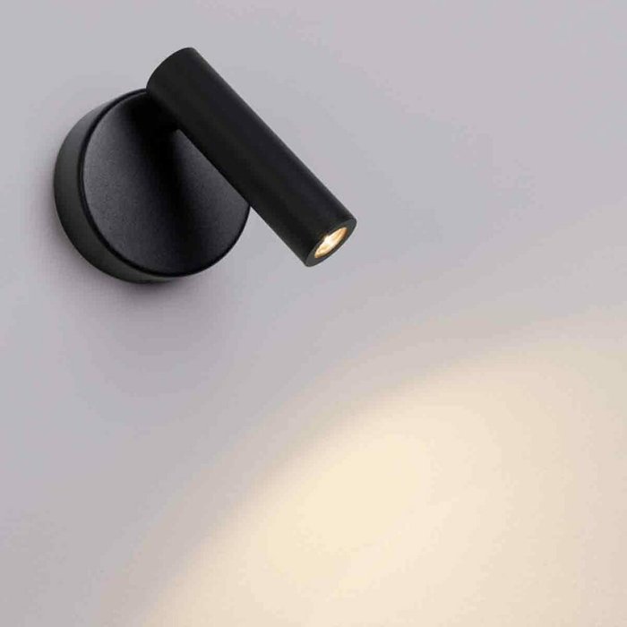 Настенный светильник SP-BED 034061 (алюминий, цвет черный) - лучшие Бра и настенные светильники в INMYROOM