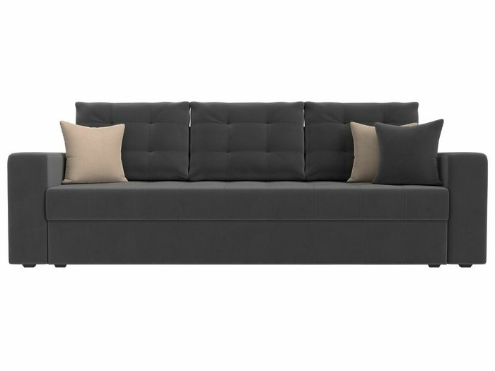 Диван-кровать Ливерпуль серого цвета  - купить Прямые диваны по цене 38999.0