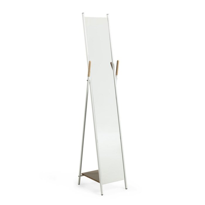 Напольное зеркало Bellamy металлическое белого цвета - купить Напольные зеркала по цене 24990.0