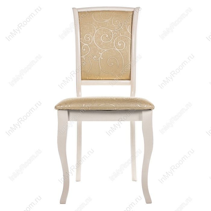 Стул MN Milano в обивке из ткани золотого цвета - купить Обеденные стулья по цене 5050.0