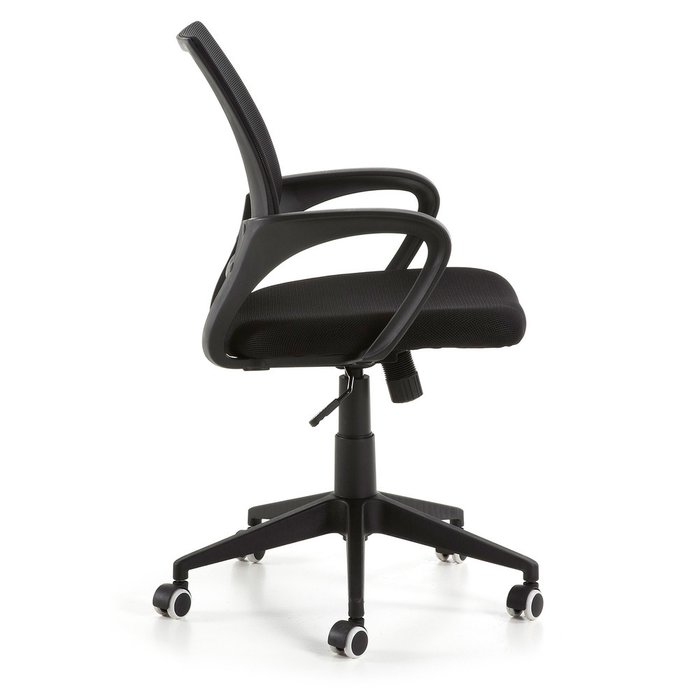 Поворотное кресло Ebor черного цвета  - купить Офисные кресла по цене 30990.0