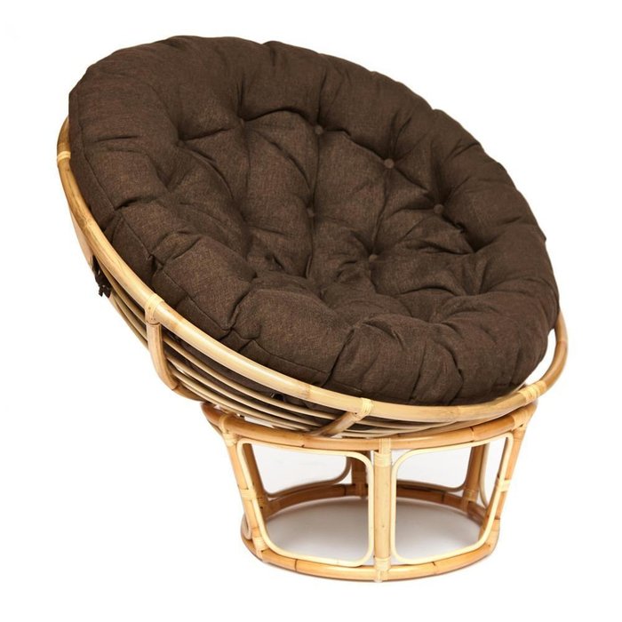 Кресло Papasan Eco Natural бежевого цвета