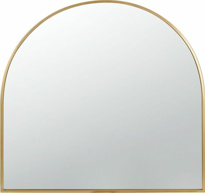 Настенное зеркало 79х84 в раме золотого цвета