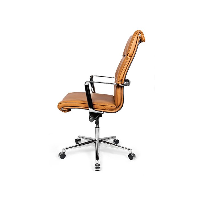 Кресло офисное Costway High оранжевого цвета - лучшие Офисные кресла в INMYROOM