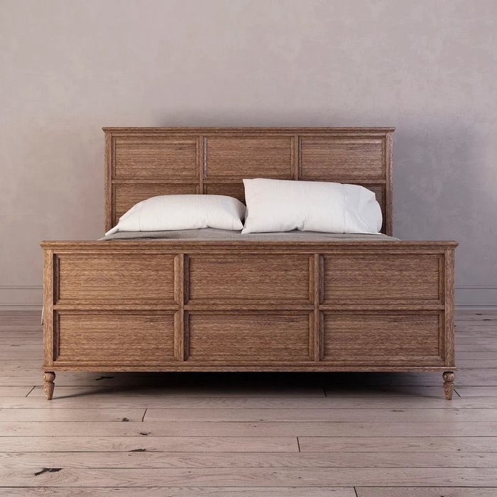 Кровать Vilton с дуба с изножьем 160х200 - купить Кровати для спальни по цене 202400.0