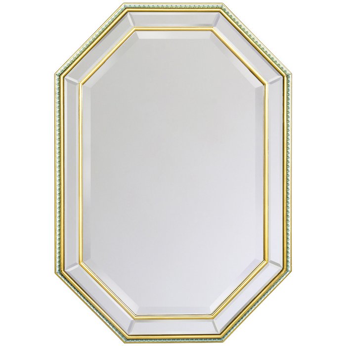 Настенное зеркало Капелла с каймой из бусин