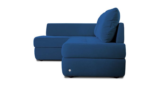 Угловой диван-кровать Арно синего цвета - лучшие Угловые диваны в INMYROOM