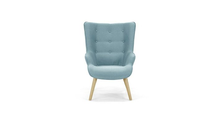Кресло Лаунж серо-голубого цвета - купить Интерьерные кресла по цене 15500.0