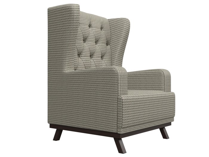 Кресло Джон Люкс серо-бежевого цвета - лучшие Интерьерные кресла в INMYROOM