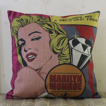 Чехол для подушки  "Marilyn Monroe"