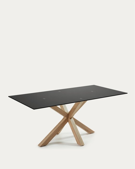 Обеденный стол Argo 200 черно-бежевого цвета - лучшие Обеденные столы в INMYROOM
