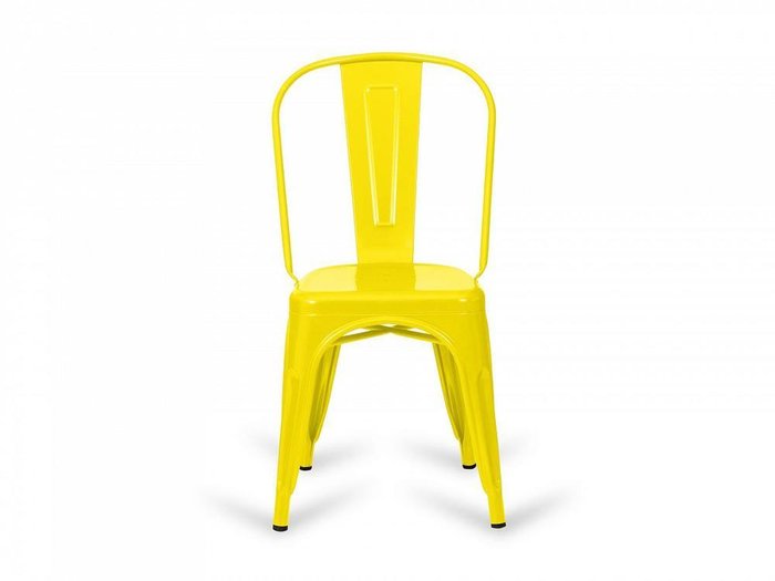 Стул Tolix желтого цвета - купить Обеденные стулья по цене 4990.0