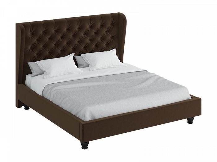 Кровать "Jazz" с высокой спинкой и декоративными элементами 200х200 см