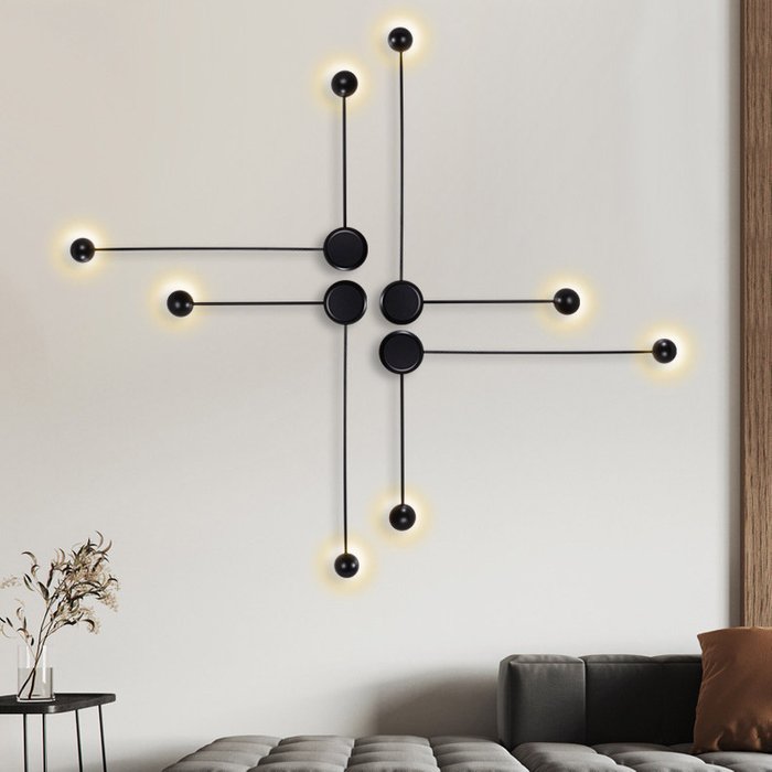 Бра Pin Wall Light C Black - купить Бра и настенные светильники по цене 27830.0