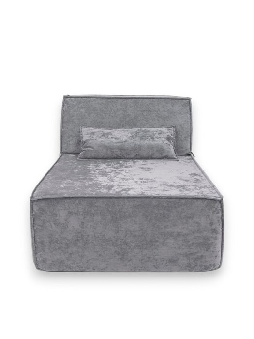 Бескаркасная оттоманка Клайд светло-серого цвета - купить Бескаркасная мебель по цене 35890