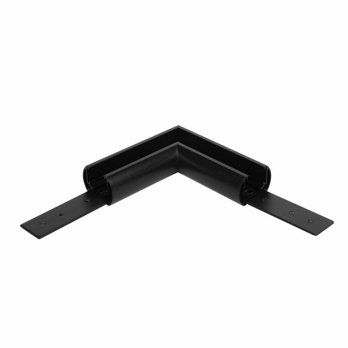 Коннектор угловой для шинопровода Round Slim Magnetic черного цвета - купить Соединитель (коннектор) для треков по цене 1140.0