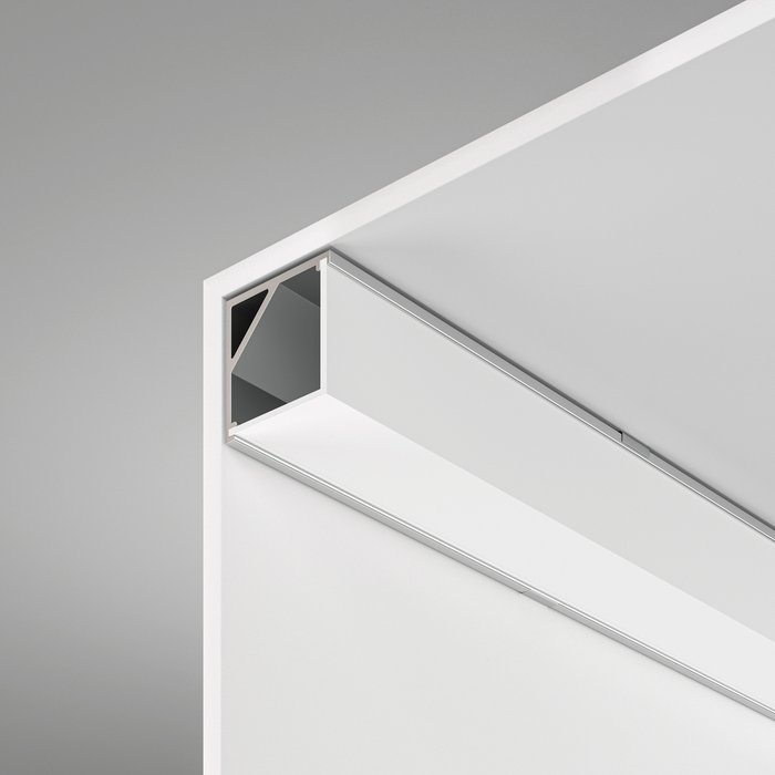 Алюминиевый профиль накладной 1.6x1.6 S  - лучшие Профили для светодиодных лент в INMYROOM