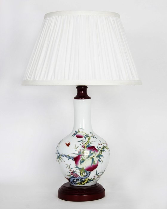 Настольная лампа Lidia CT1373A10 (ткань, цвет белый) - купить Настольные лампы по цене 7558.0