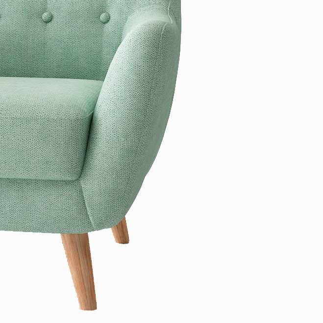 Кресло Picasso бирюзового цвета - купить Интерьерные кресла по цене 35820.0