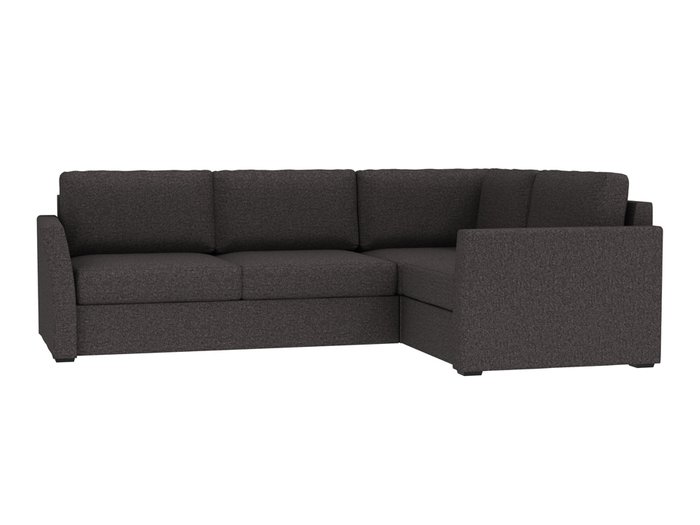 Угловой диван-кровать Peterhof серо-коричневого цвета
