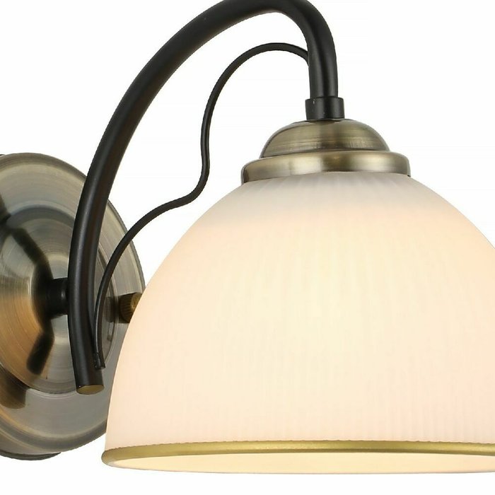 Бра 06945-0.2-01 (стекло, цвет белый) - лучшие Бра и настенные светильники в INMYROOM