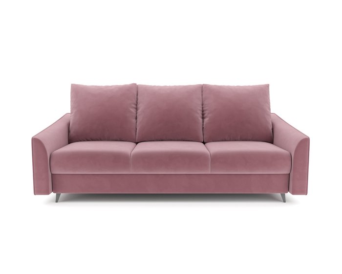 Прямой диван-кровать Уэльс пудрового цвета - купить Прямые диваны по цене 41790.0