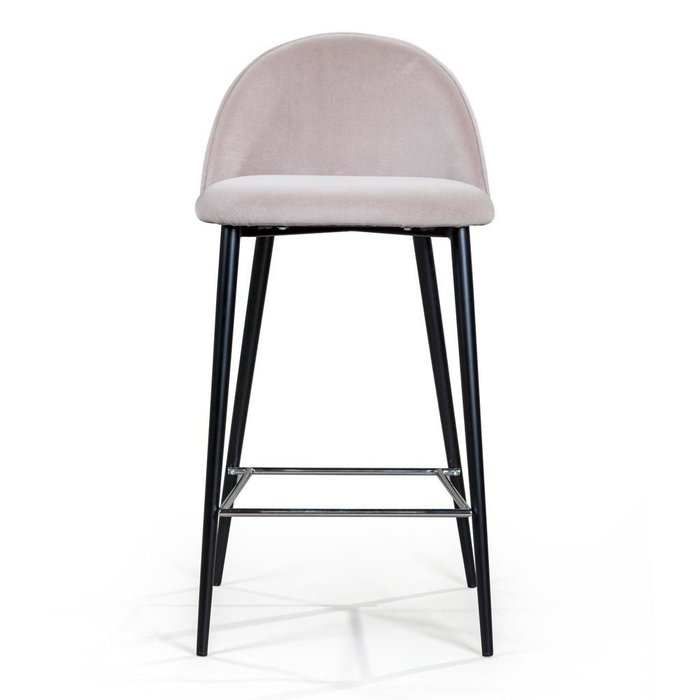 Стул полубарный Marcus светло-серого цвета - купить Барные стулья по цене 14500.0