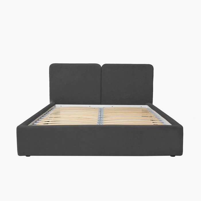 Кровать Haven 160х200 графитового цвета без подъёмного механизма Кровать Haven 160х200 графитового цвета без подъёмного механизма