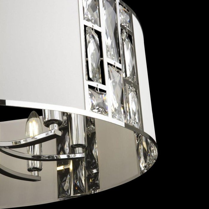 Подвесной светильник Mercurio со стеклянными подвесками - купить Подвесные люстры по цене 32900.0