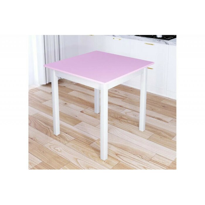 Стол обеденный Классика бело-розового цвета - купить Обеденные столы по цене 9835.0