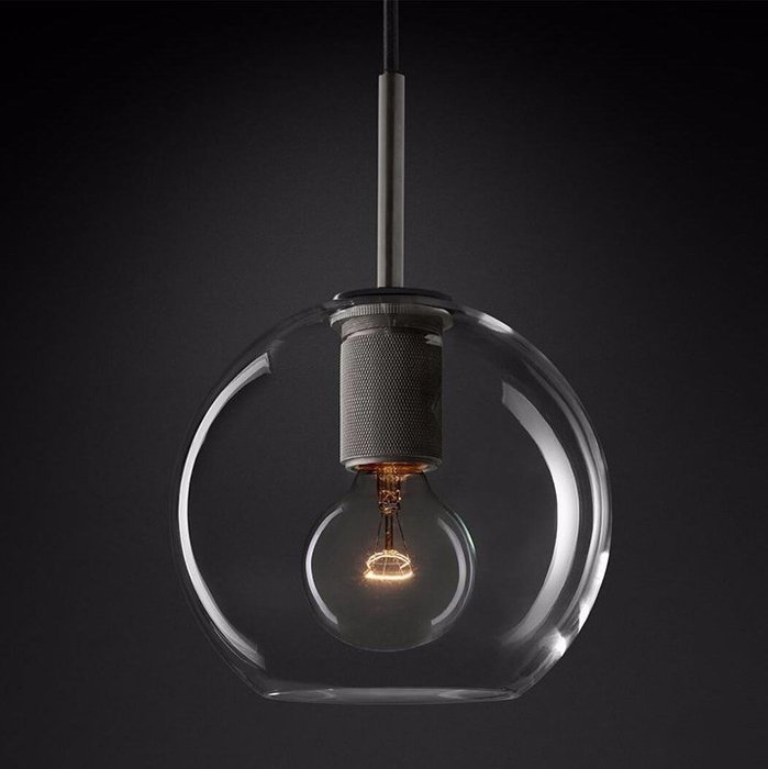 Подвесной светильник RH Utilitaire Globe Pendant Black