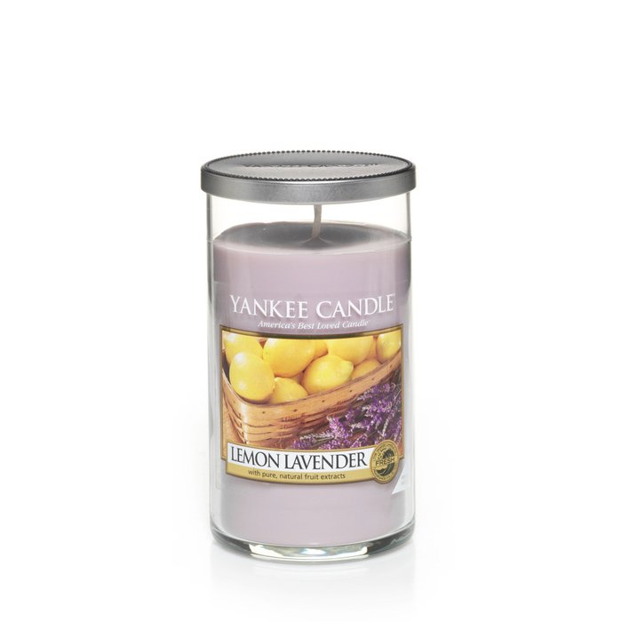 Ароматическая свеча Yankee Candle Lemon Lavender в стакане Лимон и лаванда