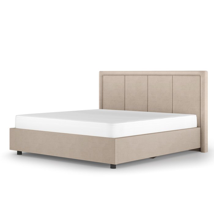 Кровать-8М 180х200 бежевого цвета с подъёмным основанием  - купить Кровати для спальни по цене 37525.0