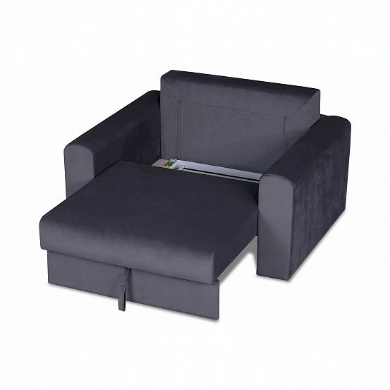 Кресло-кровать Мэдисон Лувр серого цвета - лучшие Интерьерные кресла в INMYROOM