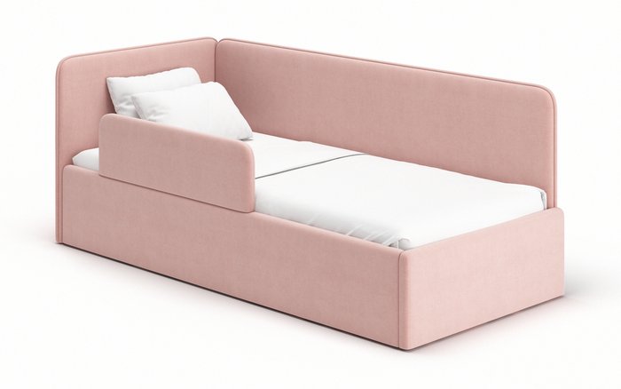 Бортик защитный Leonardo розового цвета - лучшие Аксессуары для детских кроваток в INMYROOM